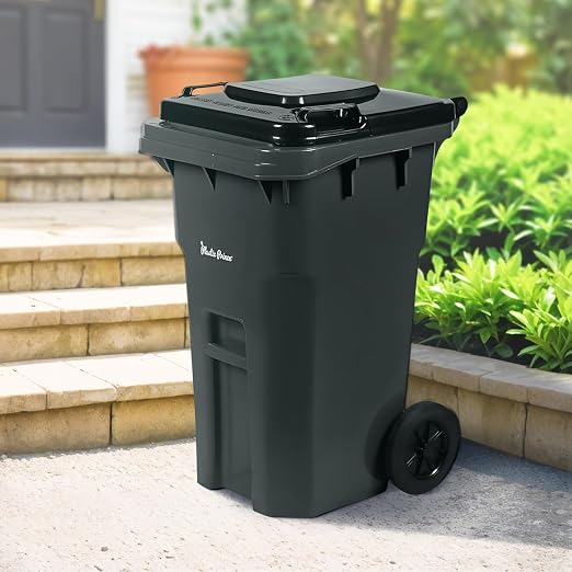 27 Gallon Outdoor Trash Can by PlasticPrince