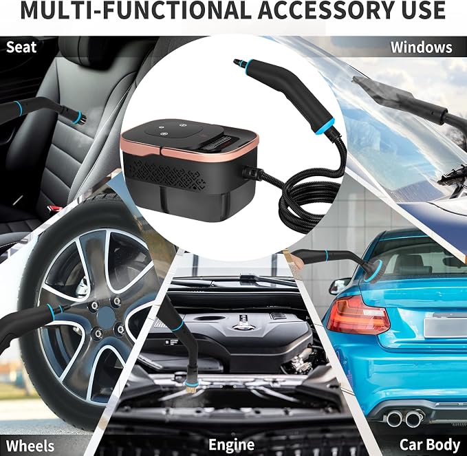 2500W Portable Handheld Steam Cleaner, High Temperature Pressurized Steam - Image 6