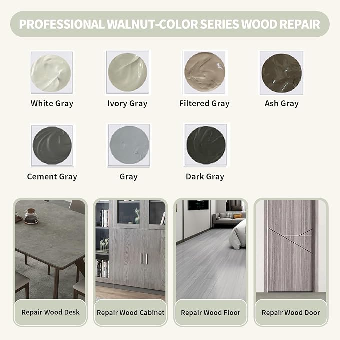 Wood Repair Kit, Furniture Repair Kit Scratch Cover - Image 2