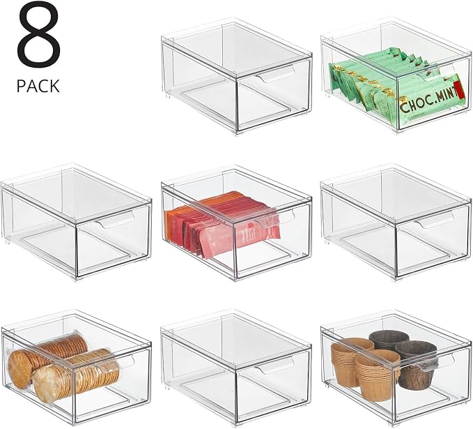 Clarity Pantry Stacking Drawer 8 x 6 x 4 M8 - Image 4
