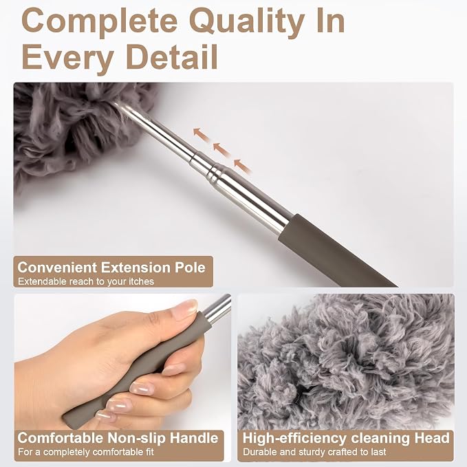 Microfiber Feather Duster Extendable Duster - Image 3