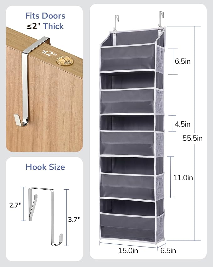 ULG 1 Pack Over Door Organizer - Image 4
