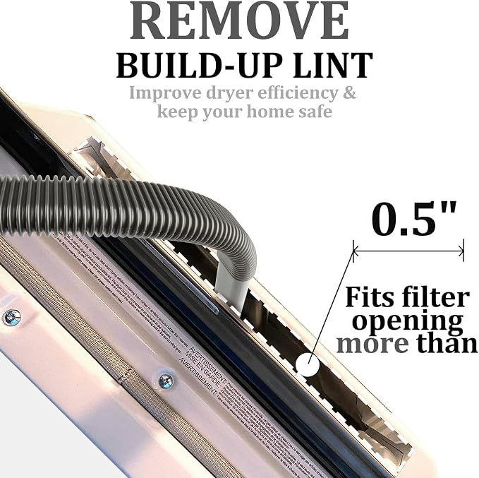 Dryer Vent Cleaner Hose Vacuum Attachments - Image 4