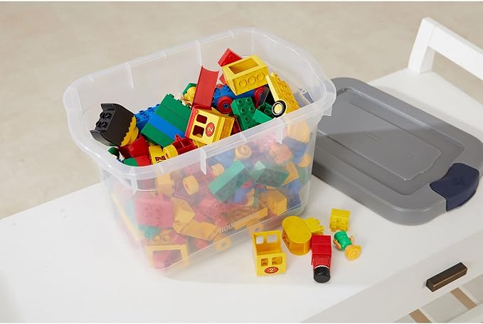 Rubbermaid Roughneck Clear 19Qt/ 4.75 Gal Storage Containers, - Image 8