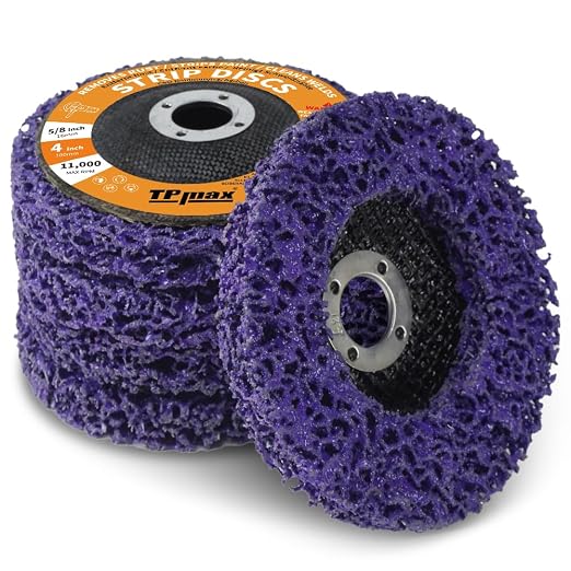 4 inch Stripping Discs Rust Remover Discs Remove Paint and Oxidation 5/8 inch by TPmax