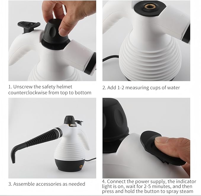 Steam Cleaner, Pressurized Handheld Mop Steam Cleaner - Image 3