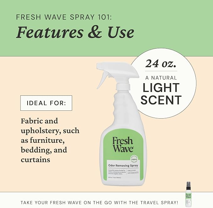 Fresh Wave Original Scent Odor Eliminator Spray & Air Freshener, 24 fl. oz. | - Image 7