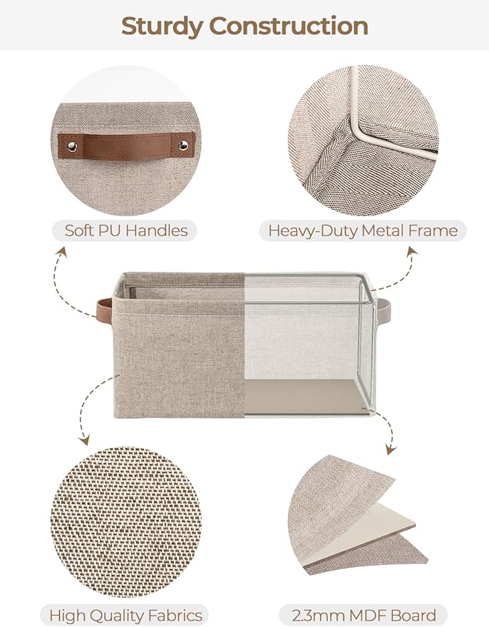 StorageWorks Narrow Storage Bins, Small Basket - Image 3