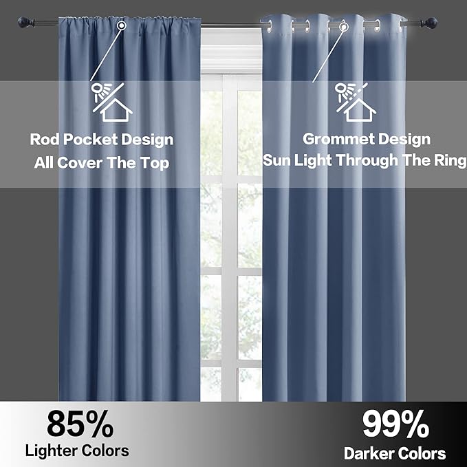 RYB HOME Bathroom Window Curtains - Image 6