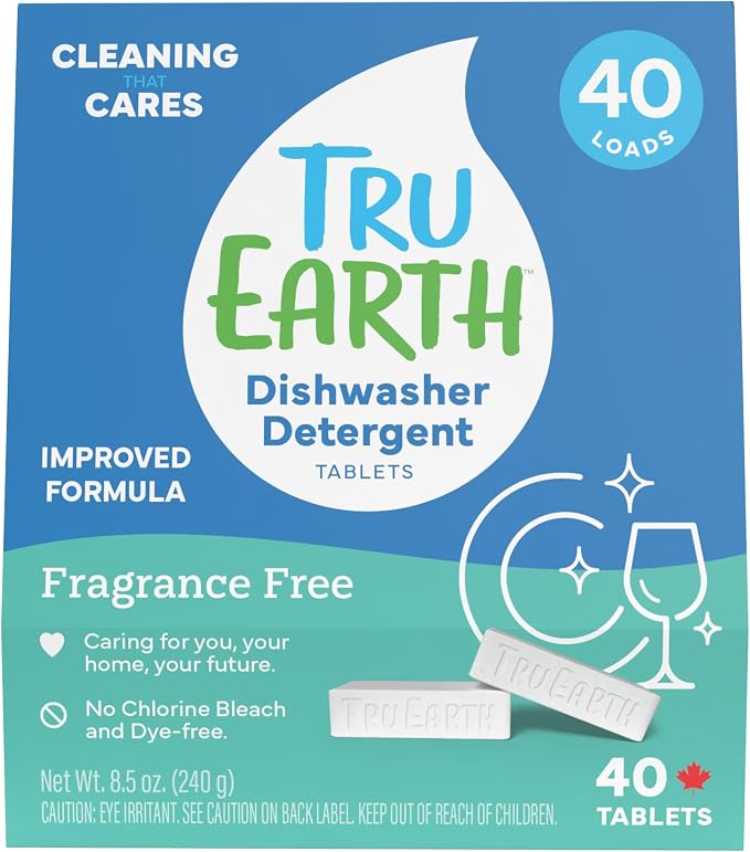 Tru Earth Dishwasher Detergent Tablets | Eco Friendly Alternative to Liquid by TruEarth