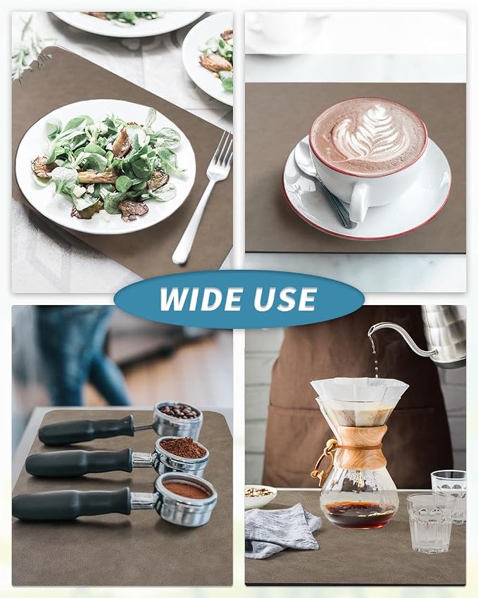 AMOAMI Coffee Mat Hide Stain Rubber Backed Absorbent Dish Drying Mat - Image 5
