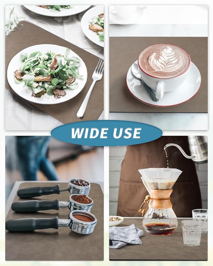 AMOAMI Coffee Mat Hide Stain Rubber Backed Absorbent Dish Drying Mat - Image 5
