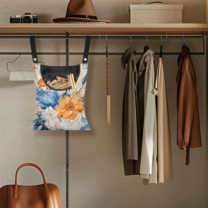 Art Flowers Clothespin Bag - Image 5