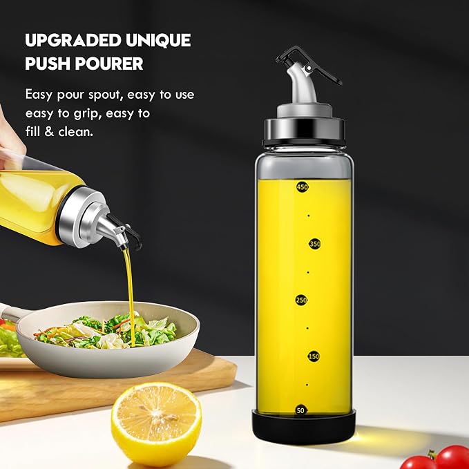 Olive Oil Dispenser Bottle for Kitchen Shatterproof Glass Bottle - Image 6