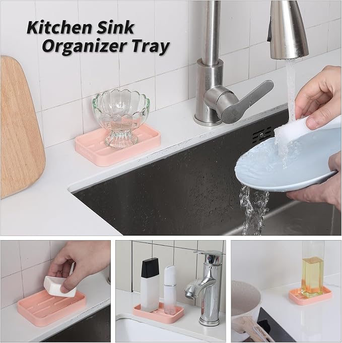 Silicone Kitchen Sink Organizer Tray - Image 4