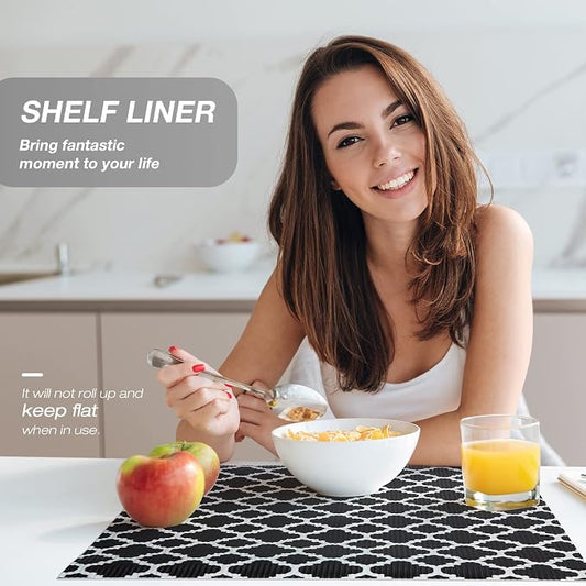 Glotoch Shelf Liners for Kitchen Cabinets 17.5” x 30 ft, Non Slip Drawer Liner - Image 2