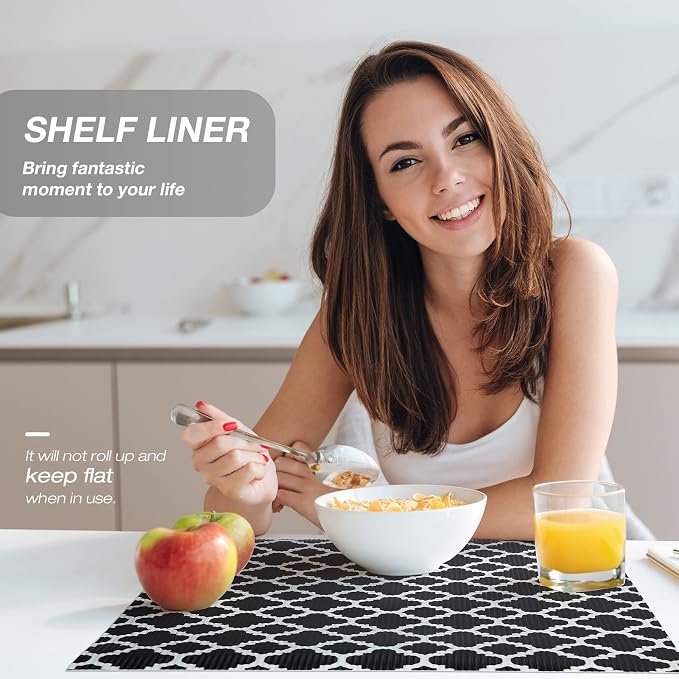 Glotoch Shelf Liners for Kitchen Cabinets 12” x 20 ft, Non Slip Drawer Liner - Image 3
