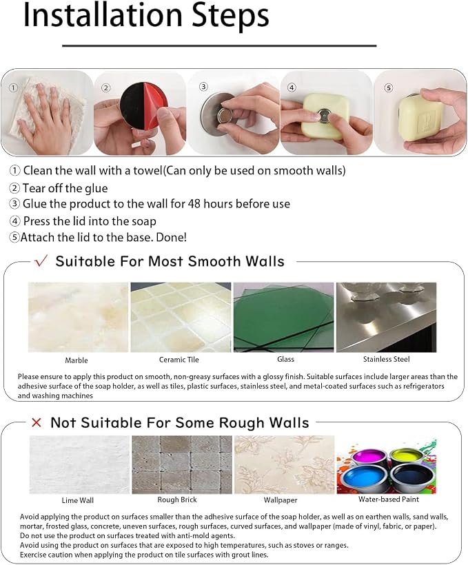 2Pcs Magnetic Soap Savers for Bar Soap, Stainless Steel Soap Holder for Shower - Image 4