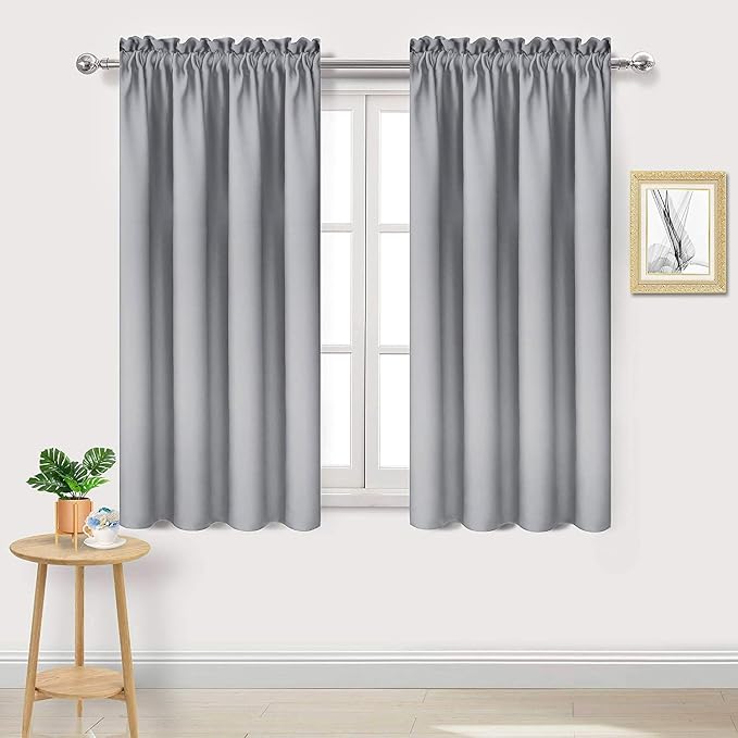 DWCN Blackout Curtains Room Darkening Thermal Insulated Bedroom Curtains Window by DWCN