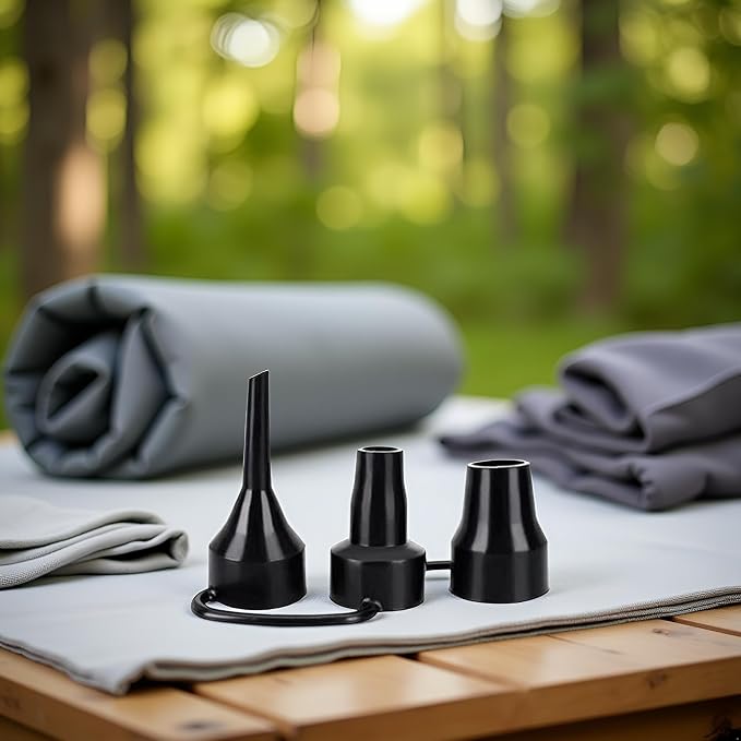 3 Sizes Black Air Pump Replacement Nozzles, Plastic Pump Nozzles, Inflatable - Image 5