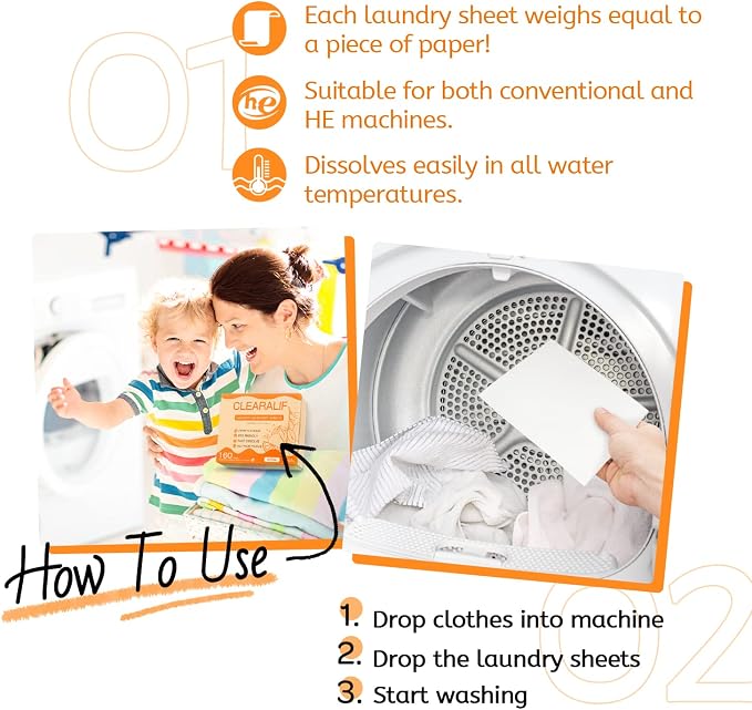 CLEARALIF Laundry Detergent Sheets Up to 160 Loads, Apartments - Image 6