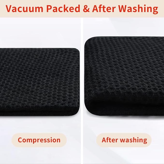 Homaxy 100% Cotton Waffle Weave Kitchen Dish Cloths, Ultra Soft Absorbent Quick - Image 7