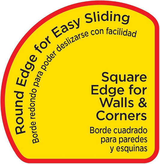 Super Sliders 5 Inch Square Corner Plastic Reusable Furniture Sliders - Image 2
