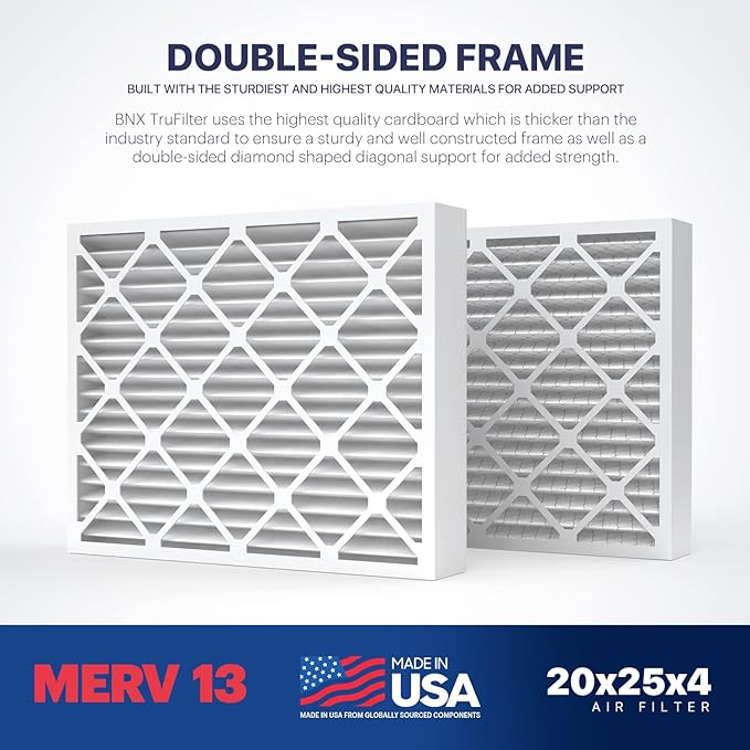 BNX TruFilter 20x25x4 MERV 13 Air Filter - Image 5
