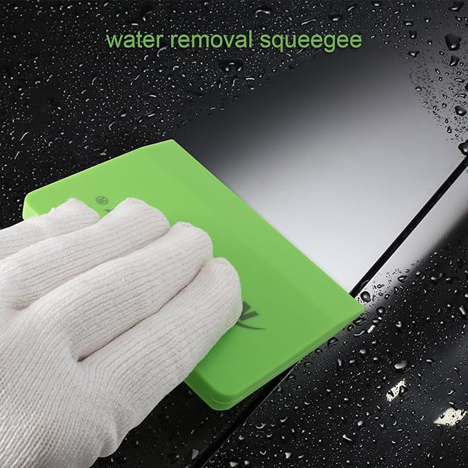 NEWISHTOOL Soft Silicone Squeegee, Small V-Blade Scraper - Image 3