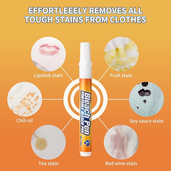 Bleach Pen, Bleach Pen for Clothing, stain remover pen, More effective stain - Image 6