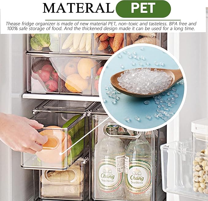 bealy Stackable Clear Storage Drawer - Image 6