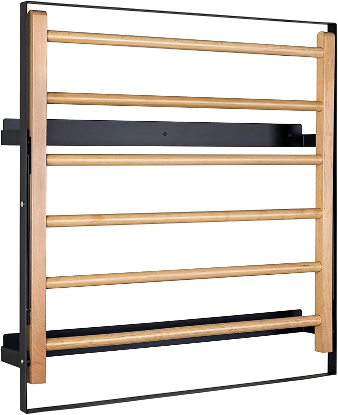 TOMACE Wall Mounted Clothes Drying Rack Laundry Drying Rack Collapsible - Image 9