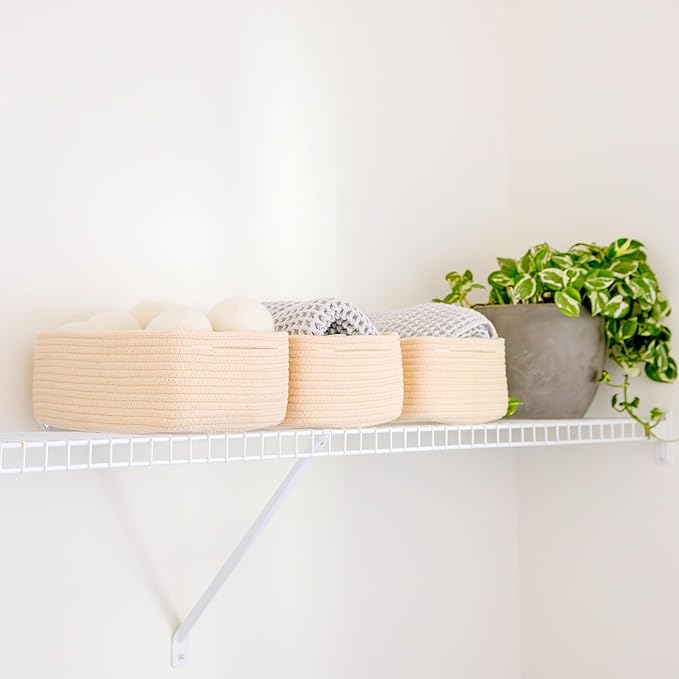 NaturalCozy 11.8"x8"x4.5” Storage Baskets - Image 9