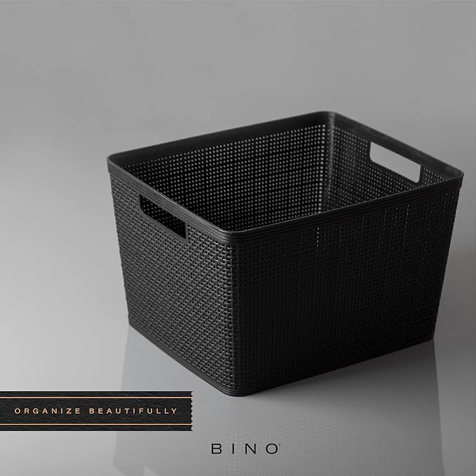 BINO | Woven Plastic Basket | Large, Space - Image 6