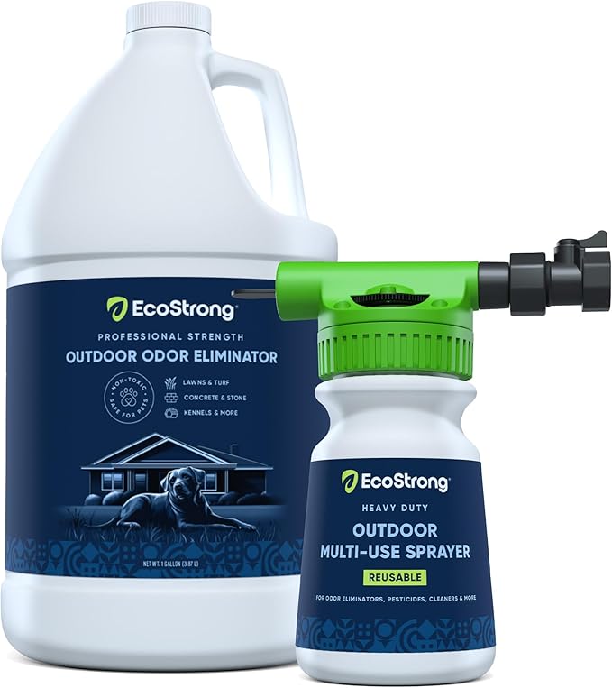 Eco Strong Outdoor Odor Eliminator | Outside Dog Urine Enzyme Cleaner – by EcoStrong