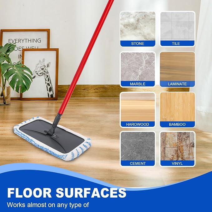 4 Pack Reusable Mop Replacement Pads Suitable - Image 5