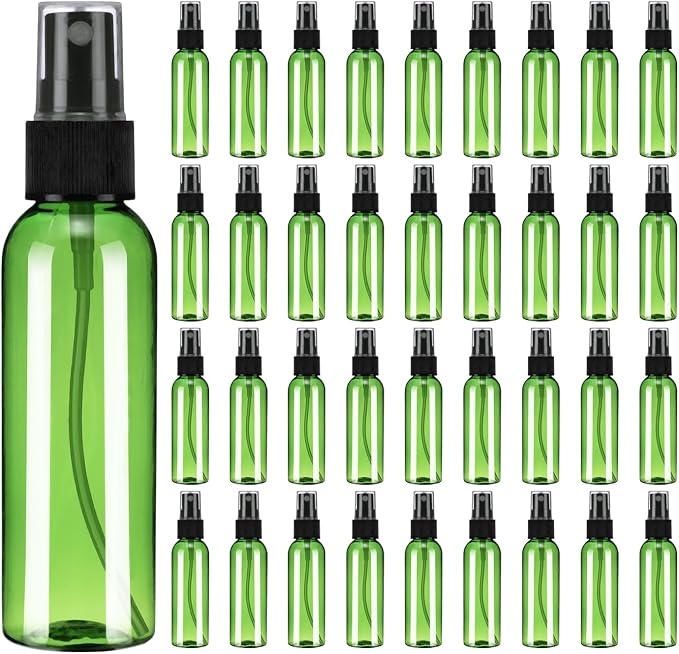 uxcell 100Pack Spray Bottles, 2Oz/60ML Reusable Clear Empty Mist Plastic Mini by uxcell