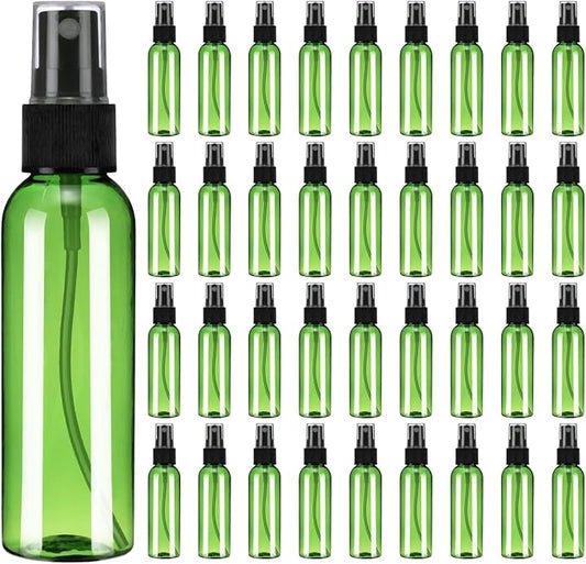 uxcell 100Pack Spray Bottles, 2Oz/60ML Reusable Clear Empty Mist Plastic Mini by uxcell
