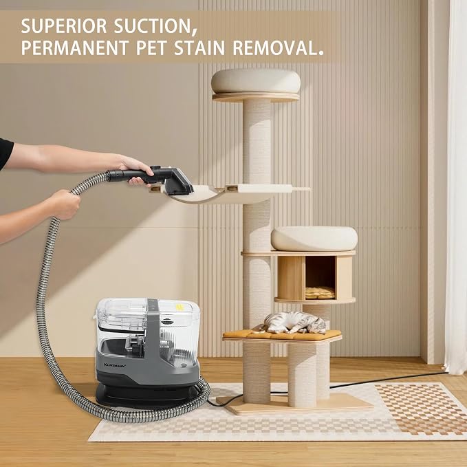 Portable Carpet and Upholstery Cleaner Machine, Deep Cleaning Carpet Shampooer - Image 8