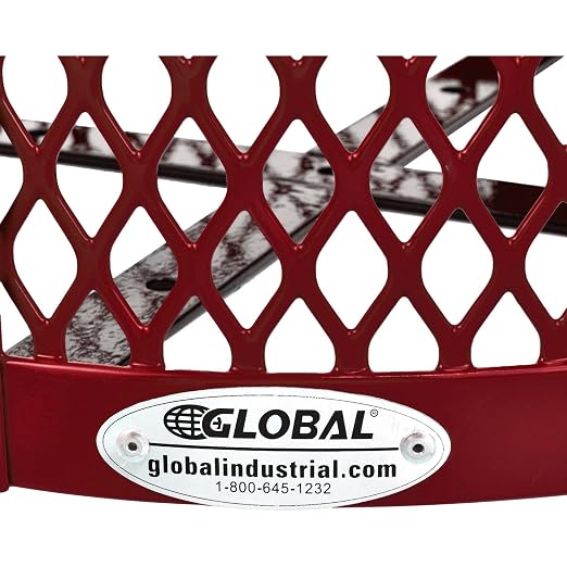 Global Industrial Outdoor Diamond Steel Trash Can - Image 6