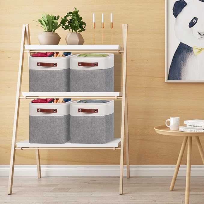 Univivi 10.5 Inch Fabric Cube Bins - Image 5