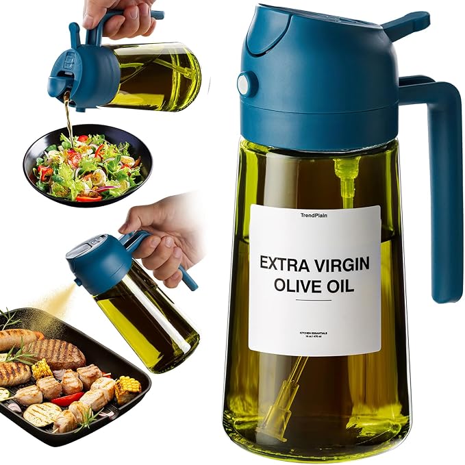 TrendPlain - Original 16oz/470ml Olive Oil Dispenser Bottle by TrendPlain