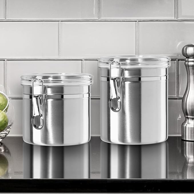 Oggi 36-Ounce Stainless Steel Canister - Image 2