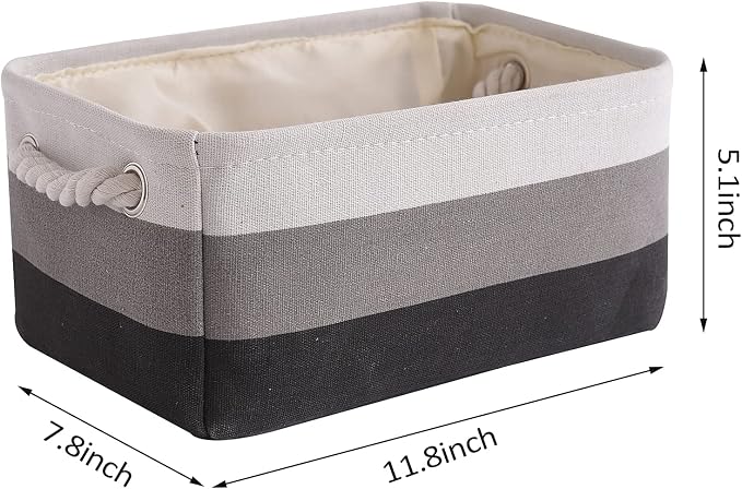TcaFmac Small Fabric Storage Baskets - Image 5