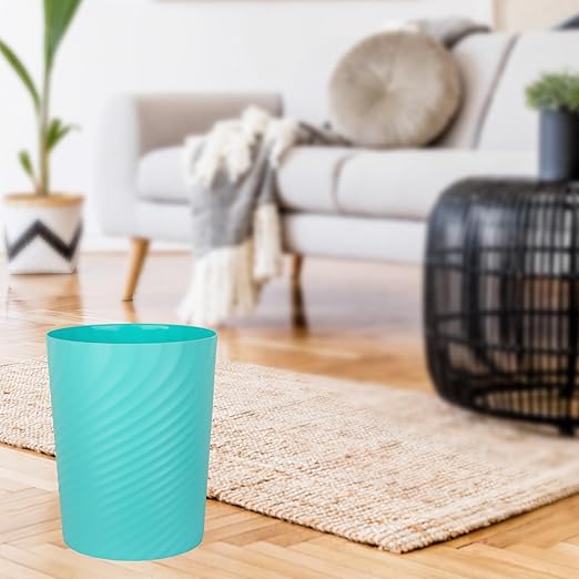 UUJOLY Plastic Small Trash Can Wastebasket, Garbage Container Basket - Image 3