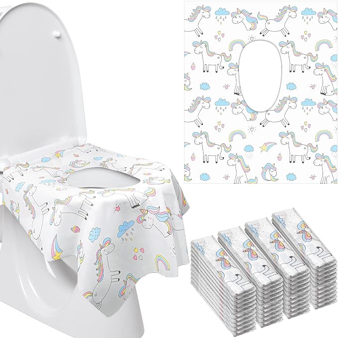 Mimorou 40 Pcs Toilet Seat Covers Disposable by Mimorou