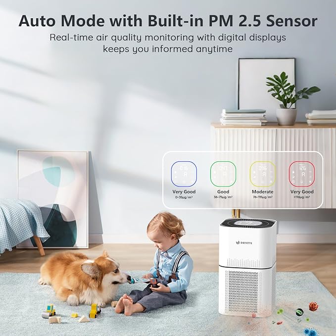 HEPA 14 Air Purifiers for Home Large Room Up to 2200ft², DAYETTE Air Purifiers - Image 5