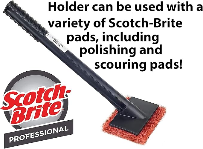 3M Scotch-Brite Griddle Cleaning, Quick Clean Heavy Duty Scour Pad, 4 in x 5.25 - Image 5