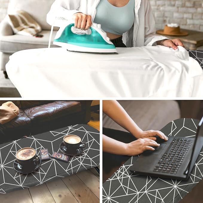 Mini Ironing Board Tabletop Foldable, RAINHOL Space-Saving Iron Board, Compact - Image 7