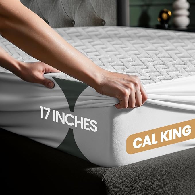 Utopia Bedding Waterproof Mattress Protector California King Size, Premium 3D - Image 2
